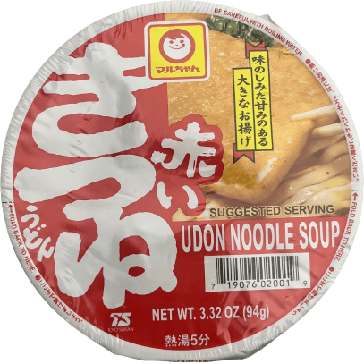 Maru-Chan Akai Kitsune Udon Noodle Soup / マルちゃん 赤いきつね うどん