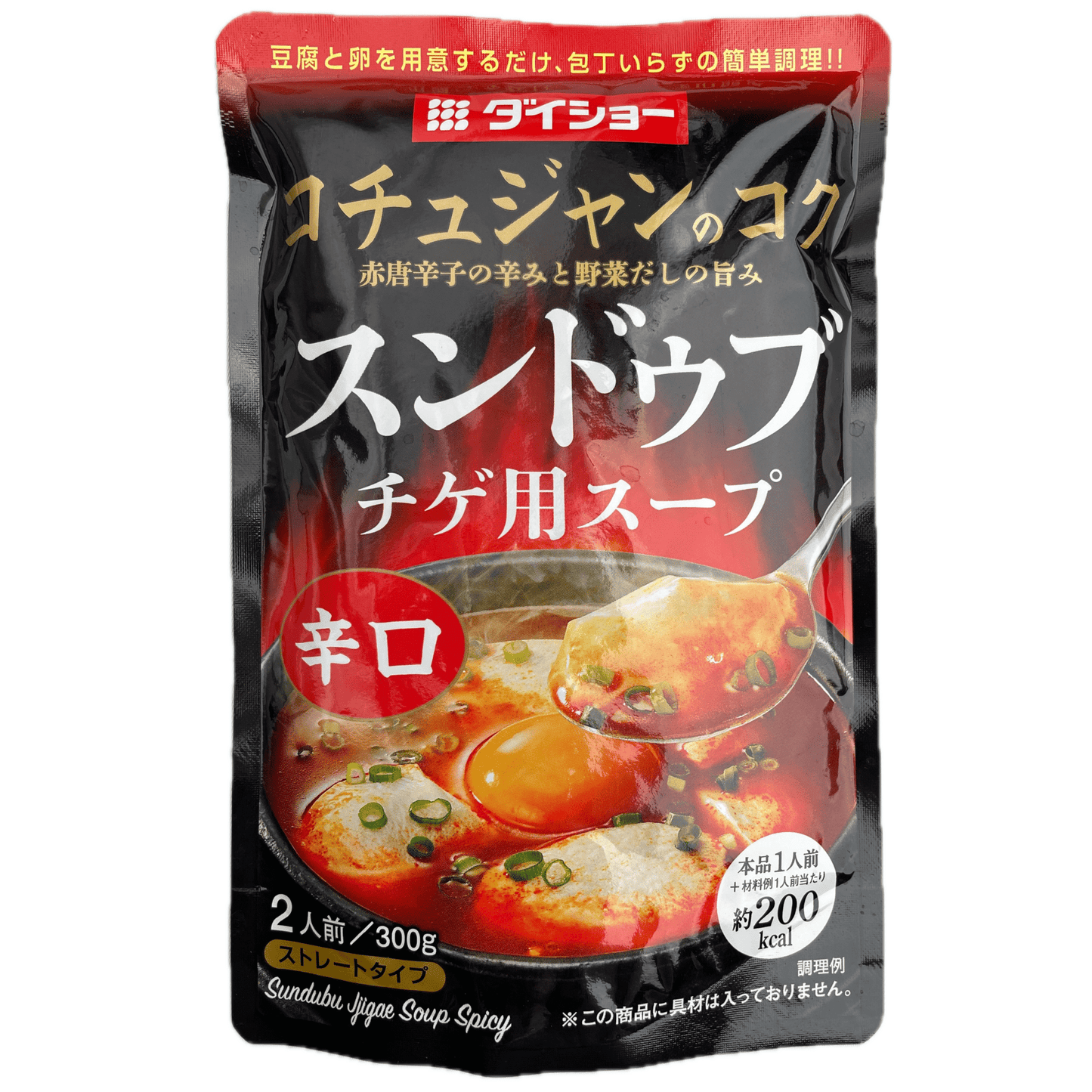 Daisho Sundubu Jiigae Soup Spicy 300g / ダイショー スンドゥブ チゲ用スープ 300g - RiceWineShop