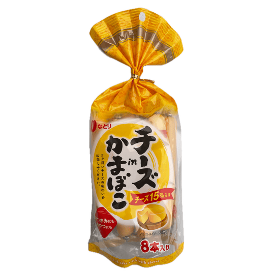 Natori 'Cheese in Kamaboko' Cheese - filled Kamaboko 8 Sticks / ナトリ チーズ in かまぼこ 8本入 - RiceWineShop