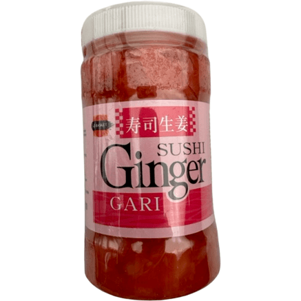 J-BASKET Gari Sushi Ginger Pink in Jar 340g / J-BASKET 寿司ガリ ピンク 340g - RiceWineShop