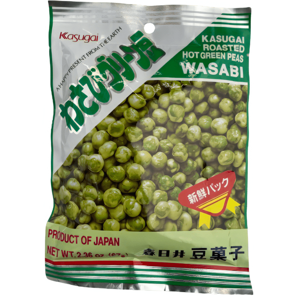 Kasugai Wasabi Green Peas 67g 春日井 わさびグリーン豆 67g Ricewineshop