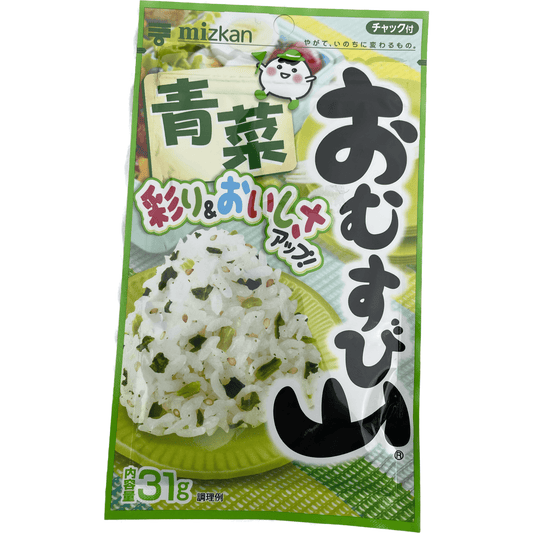 Mizkan Omusubi Mountain Green Vegetables ミツカン　おむすび山　青菜 31g - RiceWineShop