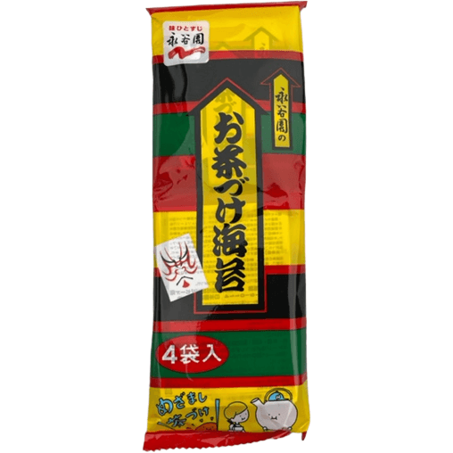 Nagatanien Ochazuke Rice Seasoning Seaweed 4pcs　永谷園　お茶づけ海苔　４袋入 - RiceWineShop