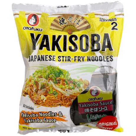 Otafuku Yakisoba with Sauce 2 servings / オタフク 焼そば 2食入 ソース付 - RiceWineShop