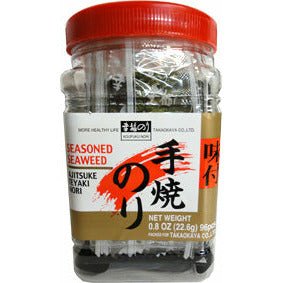 Takaokaya Seasoned hand-baked seaweed 96 pieces 高岡屋　味付手焼のり　96枚入　22.6g - RiceWineShop